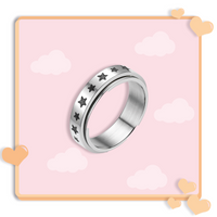 Bague anti stress "Stars" - PositivJewelry