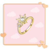 Bague anti stress "Sun butin" - PositivJewelry