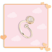 Bague anti stress "Oeil de chat" - PositivJewelry