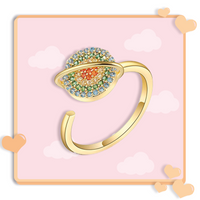 Bague anti stress "Saturne" - PositivJewelry