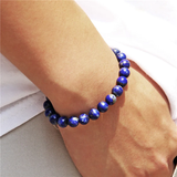 Bracelet anti stress d'anxiété "Jean" - Obsidienne